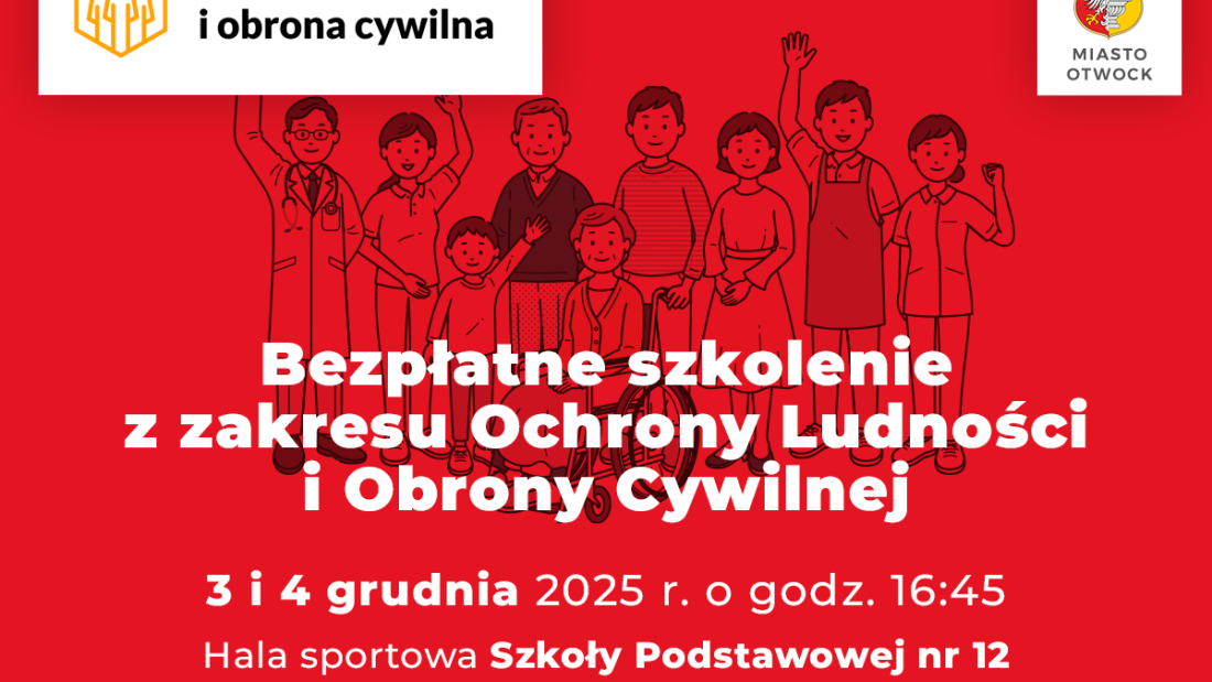 Szkolenie dla ludności plakat (2)